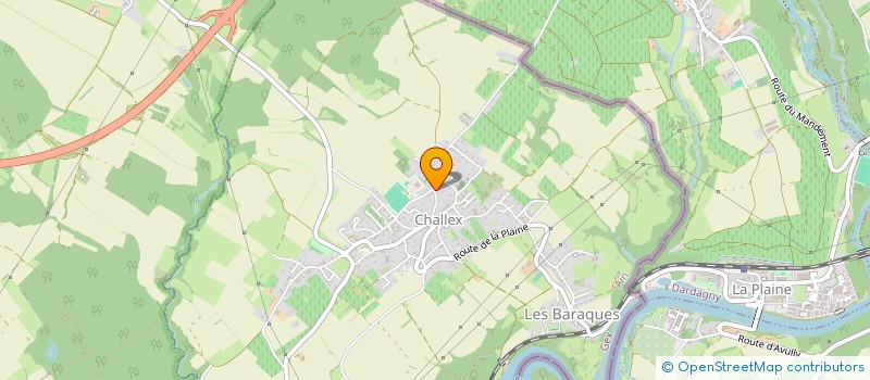 localisation de l'entreprise LES CH'AMIS GESSIENS à CHALLEX
