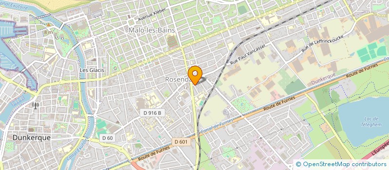 localisation de l'entreprise LES CH'TI BOLIDES à DUNKERQUE