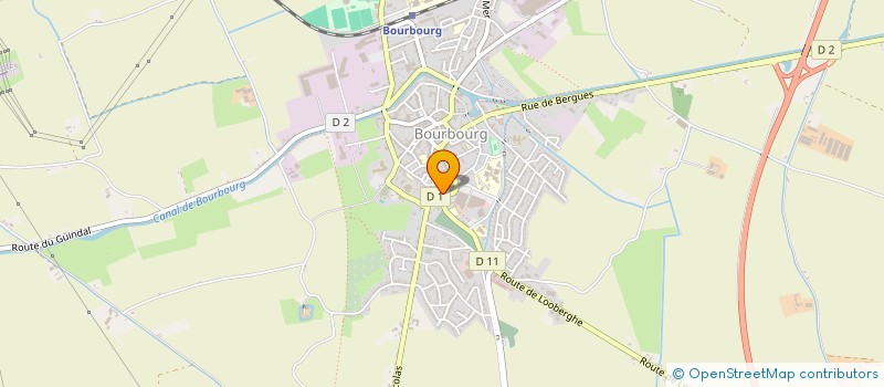 localisation de l'entreprise LES CH'TIS BOURBOURGEOIS  BOURBOURG