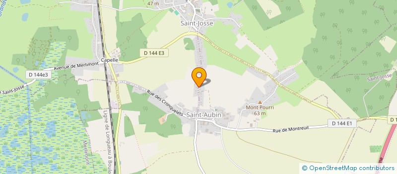 localisation de l'entreprise LES CH'TIS CHAMOIS  SAINT-AUBIN