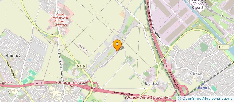 localisation de l'entreprise LES CH TIS COMPAGNONS  HENIN-BEAUMONT