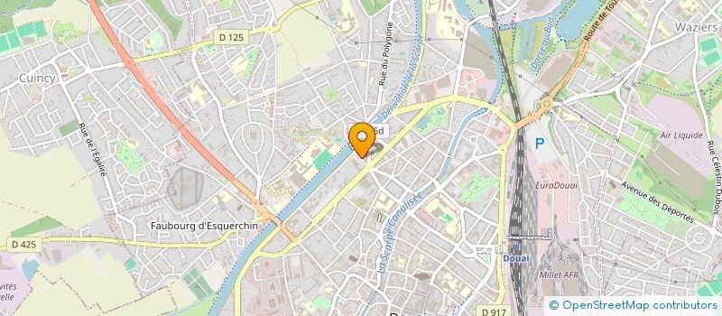 localisation de l'entreprise LES CH'TIS COSPLAYER à DOUAI