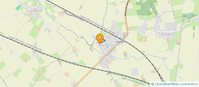 localisation de l'entreprise LES CH TIS COUREURS FLAMANDS DE BAVINCHOVE  BAVINCHOVE