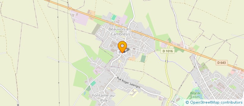localisation de l'entreprise LES CH'TIS COUSINS à BEAUVOIS-EN-CAMBRESIS