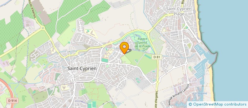 localisation de l'entreprise LES CH'TIS DE ST CYP ET LEURS AMIS  SAINT-CYPRIEN
