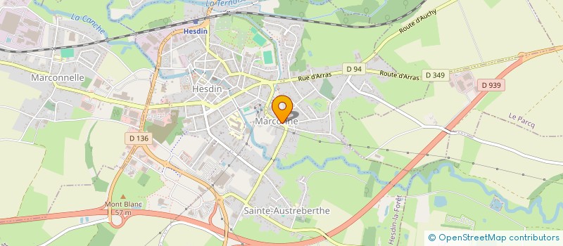 localisation de l'entreprise LES CH'TIS DE WAMBERCOURT  WAMBERCOURT