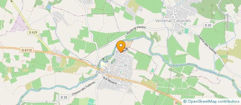 localisation de l'entreprise LES CH'TIS GAVATX  PEZENS