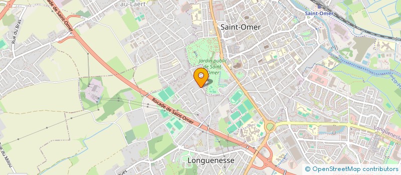 localisation de l'entreprise LES CH'TIS PAYSAGISTES à LONGUENESSE