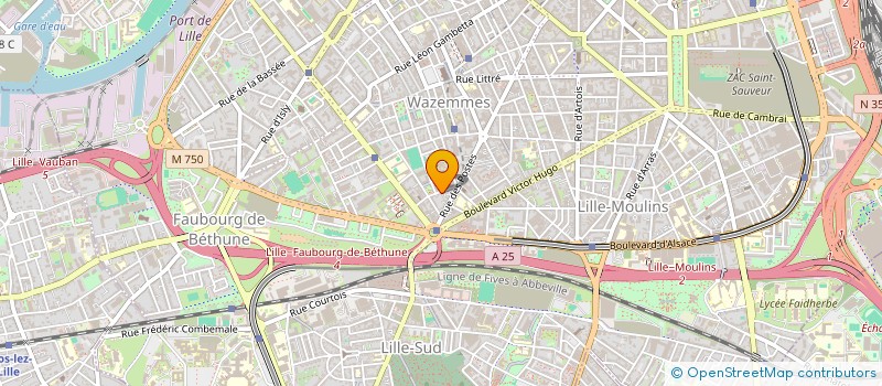 localisation de l'entreprise LES CH'TIS POITEVINS  LILLE