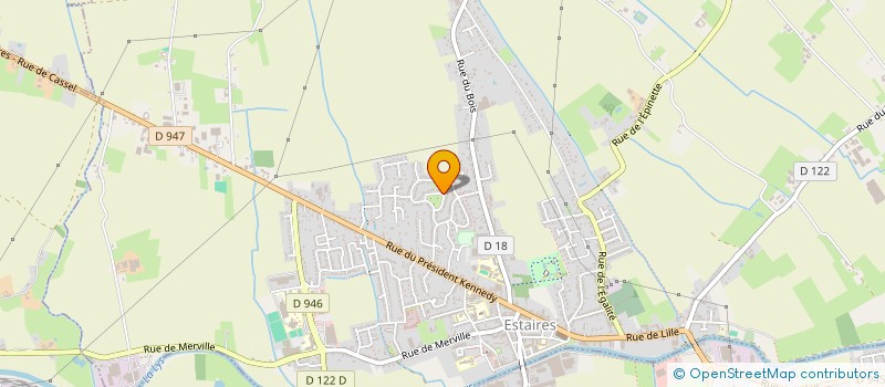 localisation de l'entreprise LES CH'TISPIMPONS  ESTAIRES