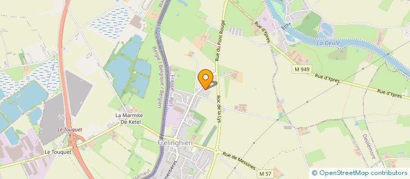 localisation de l'entreprise LES CH'TITES BIGOUDEN  FRELINGHIEN