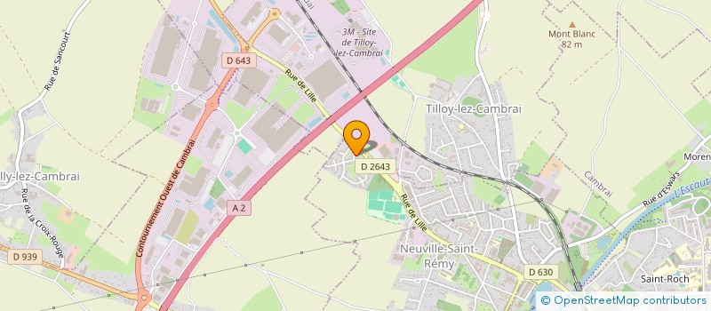 localisation de l'entreprise LES CH'TITES NOUNOUS  NEUVILLE-SAINT-REMY