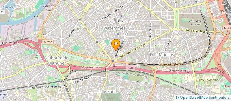 localisation de l'entreprise LES CH'TITMOULKICH à LILLE
