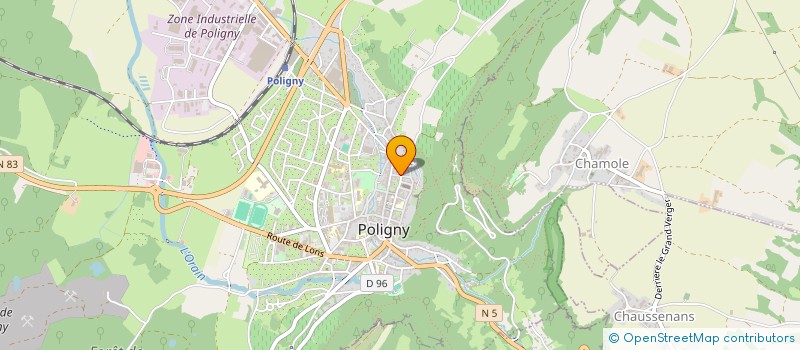 localisation de l'entreprise LES CHA CHATILLON à POLIGNY