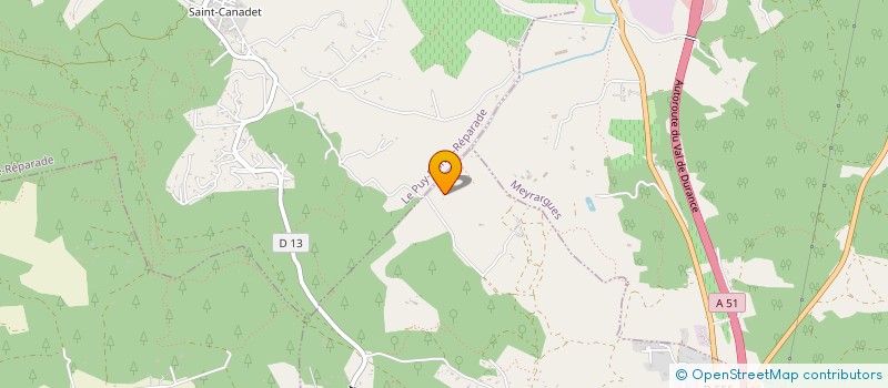 localisation de l'entreprise LES CHABAUDS  VENELLES