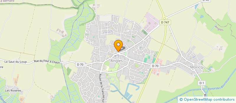 localisation de l'entreprise LES CHAIGNEAUX à ANGLES