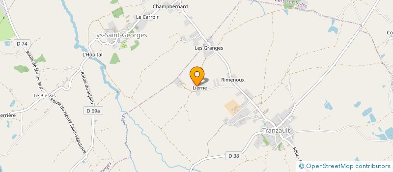 localisation de l'entreprise LES CHAILLOTS à TRANZAULT