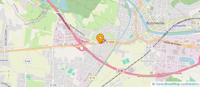 localisation de l'entreprise LES CHAINES  SAINT-PIERRE-EN-FAUCIGNY