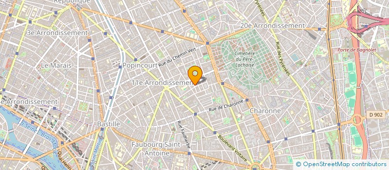 localisation de l'entreprise LES CHAINES TV INTERACTIVES à PARIS