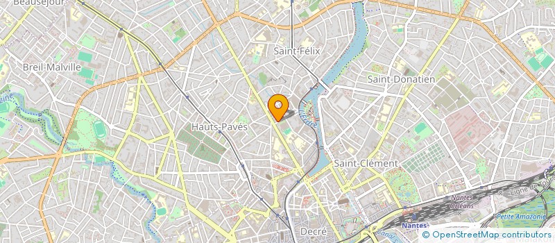 localisation de l'entreprise LES CHAIS à NANTES