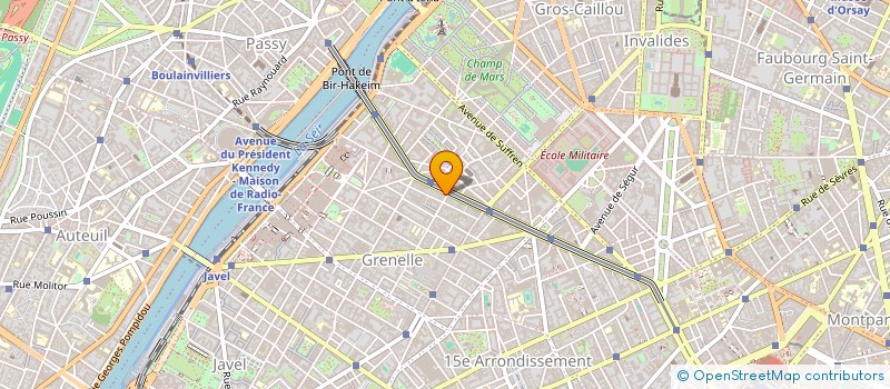 localisation de l'entreprise LES CHAIS DE BAGATELLE  PARIS