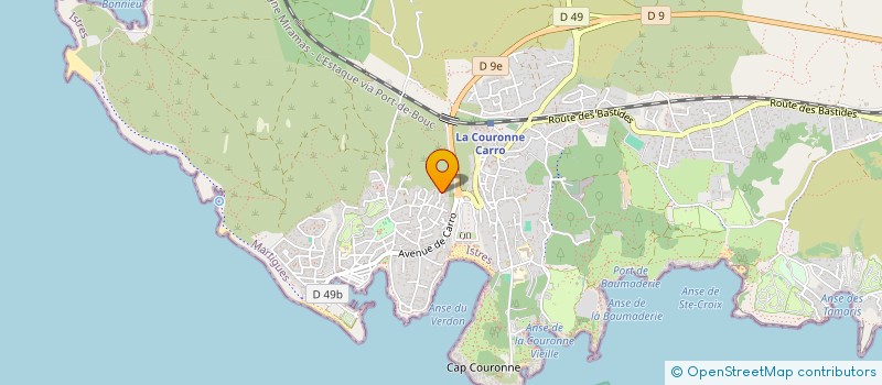 localisation de l'entreprise LES CHAIS DE L AIGLON  MARTIGUES