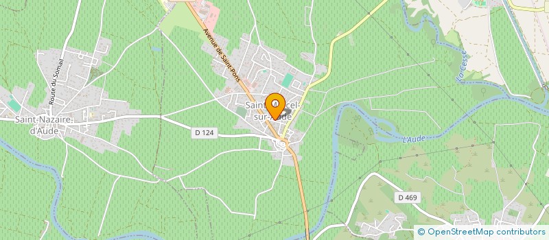 localisation de l'entreprise LES CHAIS DE LA TONNELLERIE  SAINT-MARCEL-SUR-AUDE