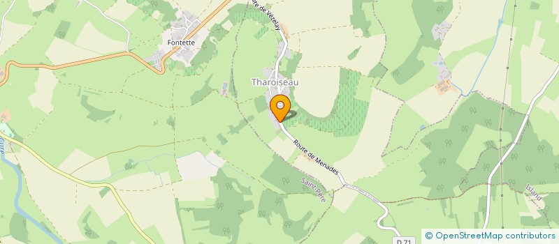 localisation de l'entreprise LES CHAIS DE THAROISEAU  THAROISEAU