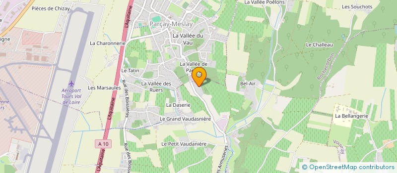 localisation de l'entreprise LES CHAIS DES ARMUSERIES à ROCHECORBON