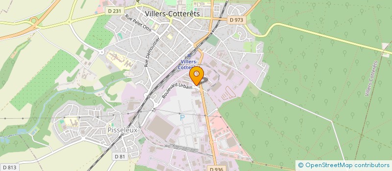 localisation de l'entreprise LES CHAIS DU MOULIN ROUGE à VILLERS-COTTERETS