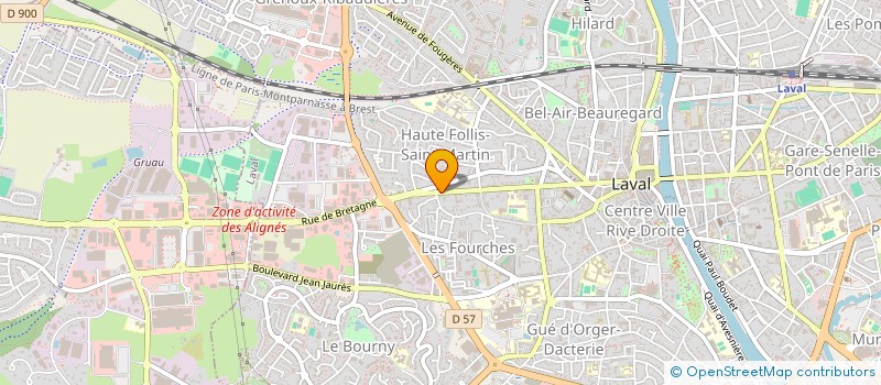 localisation de l'entreprise LES CHAISES DE FRANCE-LAVAL à LAVAL