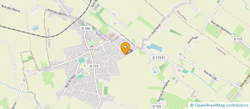 localisation de l'entreprise LES CHAISES MUSICALES  LAVENTIE