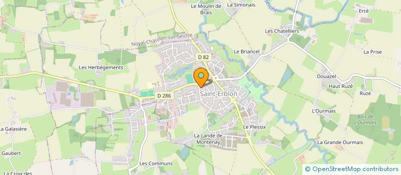 localisation de l'entreprise LES CHAISES MUSICALES (ENSEMBLE DE CLARINETTES)  SAINT-ARMEL