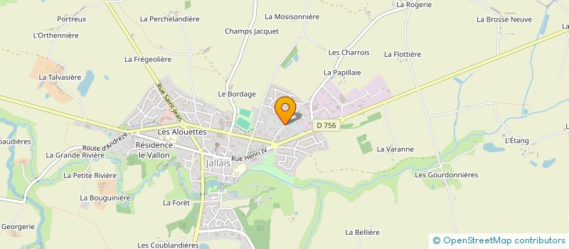 localisation de l'entreprise LES CHAISIERS D'ANJOU à BEAUPREAU-EN-MAUGES
