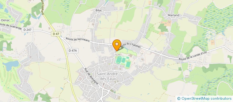 localisation de l'entreprise LES CHALANDS FLEURIS  LONGEVILLE-SUR-MER