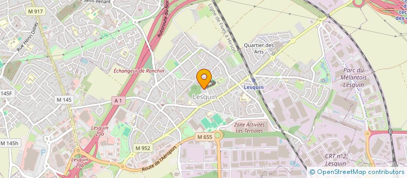 localisation de l'entreprise LES CHALETS à LESQUIN