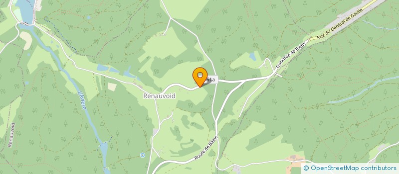 localisation de l'entreprise LES CHALETS  RENAUVOID