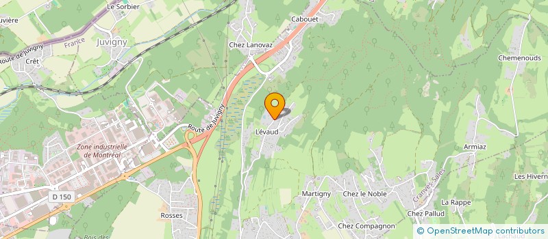 localisation de l'entreprise LES CHALETS D'ARBROZ à ALLONZIER-LA-CAILLE