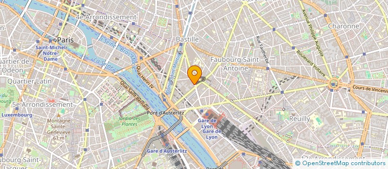 localisation de l'entreprise LES CHALETS DE CHAMEROLLES  PARIS