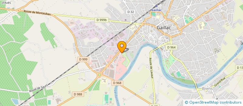 localisation de l'entreprise LES CHALETS DE GAILLAC à GAILLAC