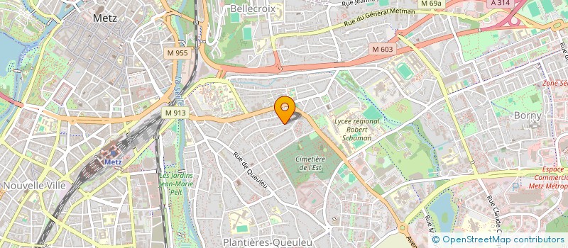 localisation de l'entreprise LES CHALETS DE JOSEPH I  METZ