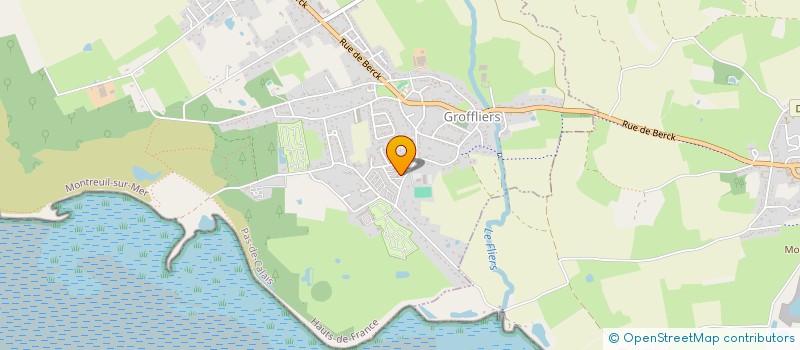 localisation de l'entreprise LES CHALETS DE L'AUTHIE  GROFFLIERS