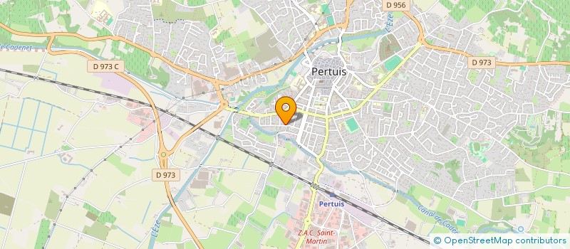 localisation de l'entreprise LES CHALETS DE TEOCANEL  PERTUIS