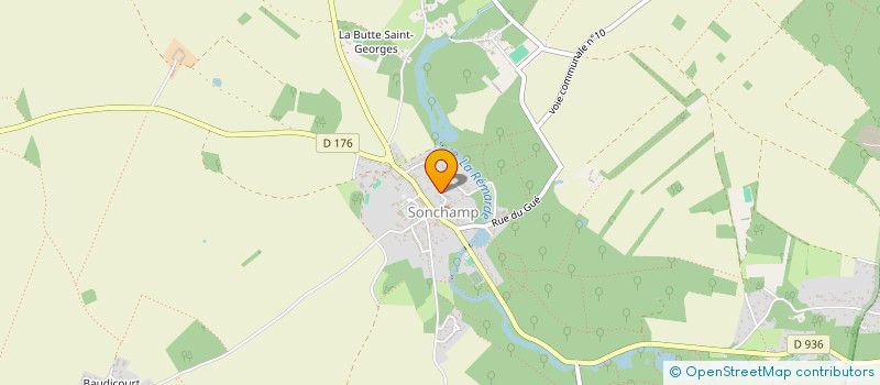 localisation de l'entreprise LES CHALETS DES BOIS  SONCHAMP