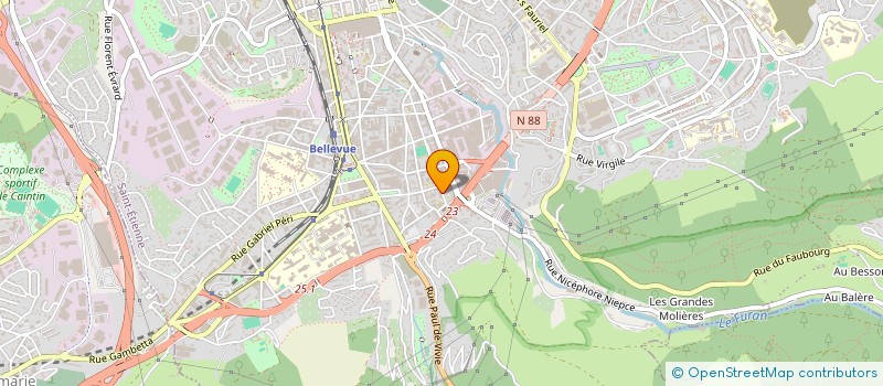 localisation de l'entreprise LES CHALETS DU GRAND PANORAMA  SAINT-ETIENNE