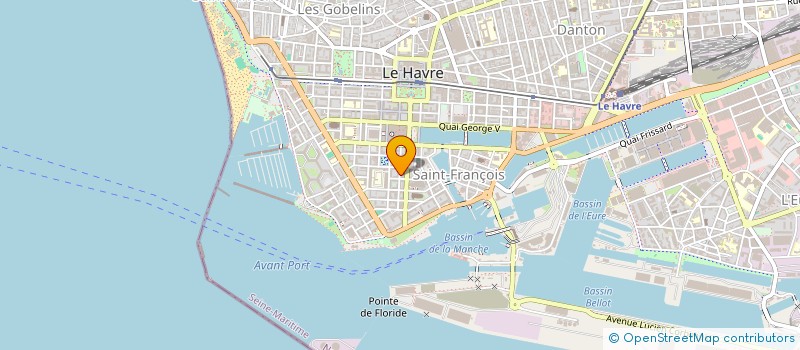 localisation de l'entreprise LES CHALEURS D'ORIENT à LE HAVRE