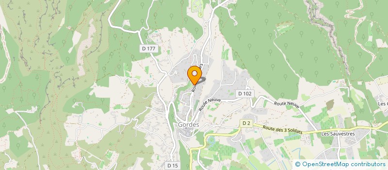 localisation de l'entreprise LES CHALOTTES  MURS