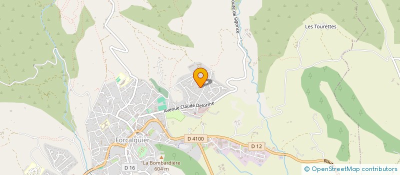 localisation de l'entreprise LES CHAMBARELS à FORCALQUIER