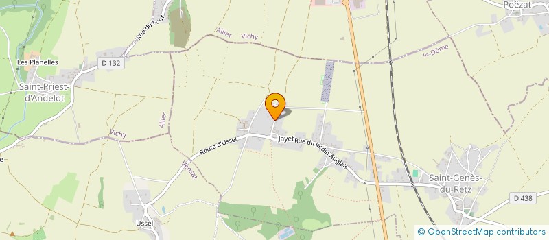 localisation de l'entreprise LES CHAMEAULLERIES  SAINT-GENES-DU-RETZ