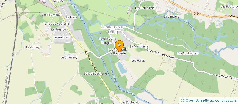 localisation de l'entreprise LES CHAMO'RA EN 4L à CONFLANS-SUR-LOING